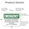 Signmission In The Event Of An Use Phone To, 24 in W x Rectangle, Aluminum OS-2PACK-EM-A-1824-L-10397 - alternate 2